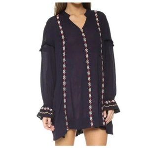 Tularosa Arabella Tunic Boho Embroidered Dress